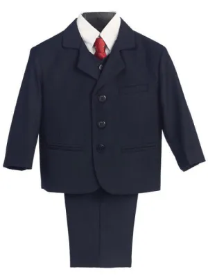 Navy 5 Piece Suit with Vest  LT-3710N