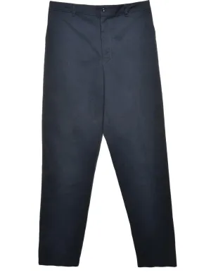 Navy Classic Chino Style Trousers - W35 L36