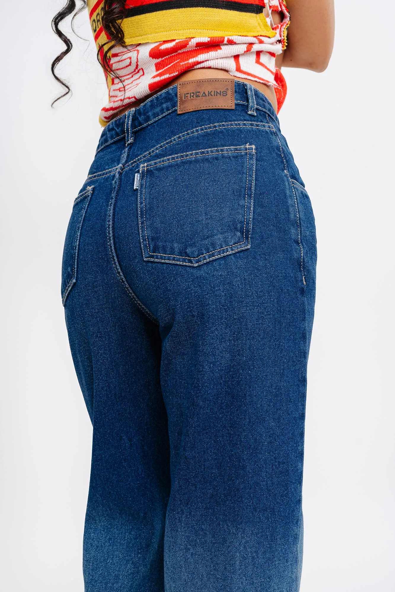 Ombre Front Yoke Jeans