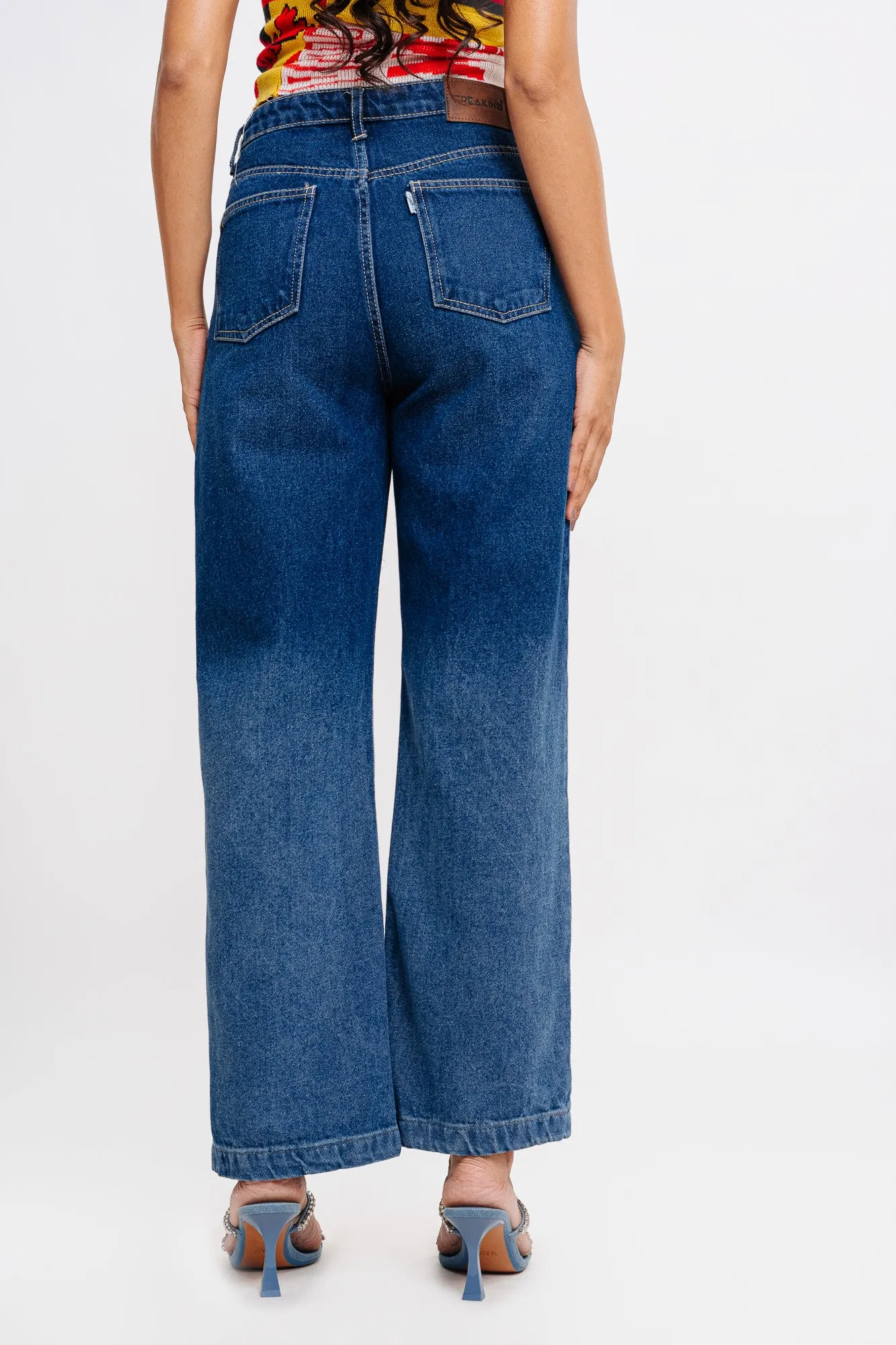 Ombre Front Yoke Jeans