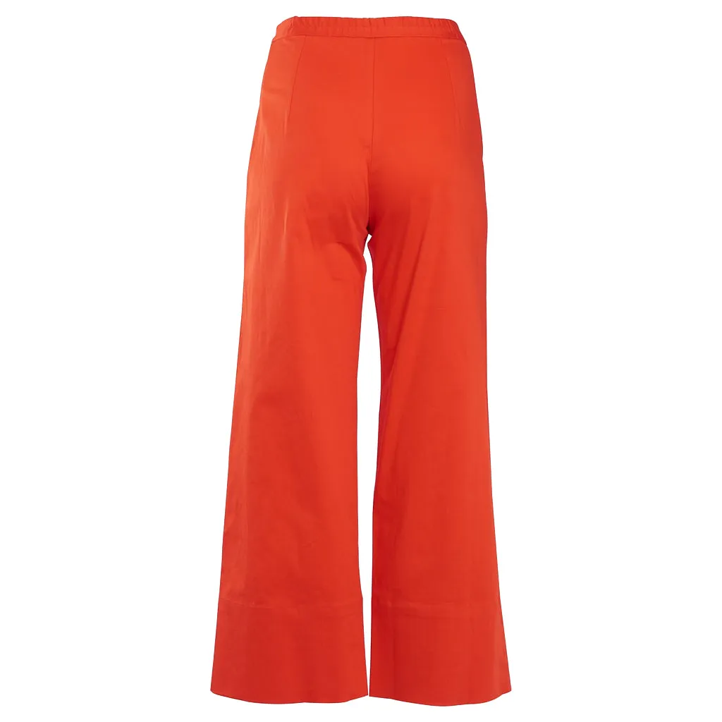 Orange High Waist Trousers