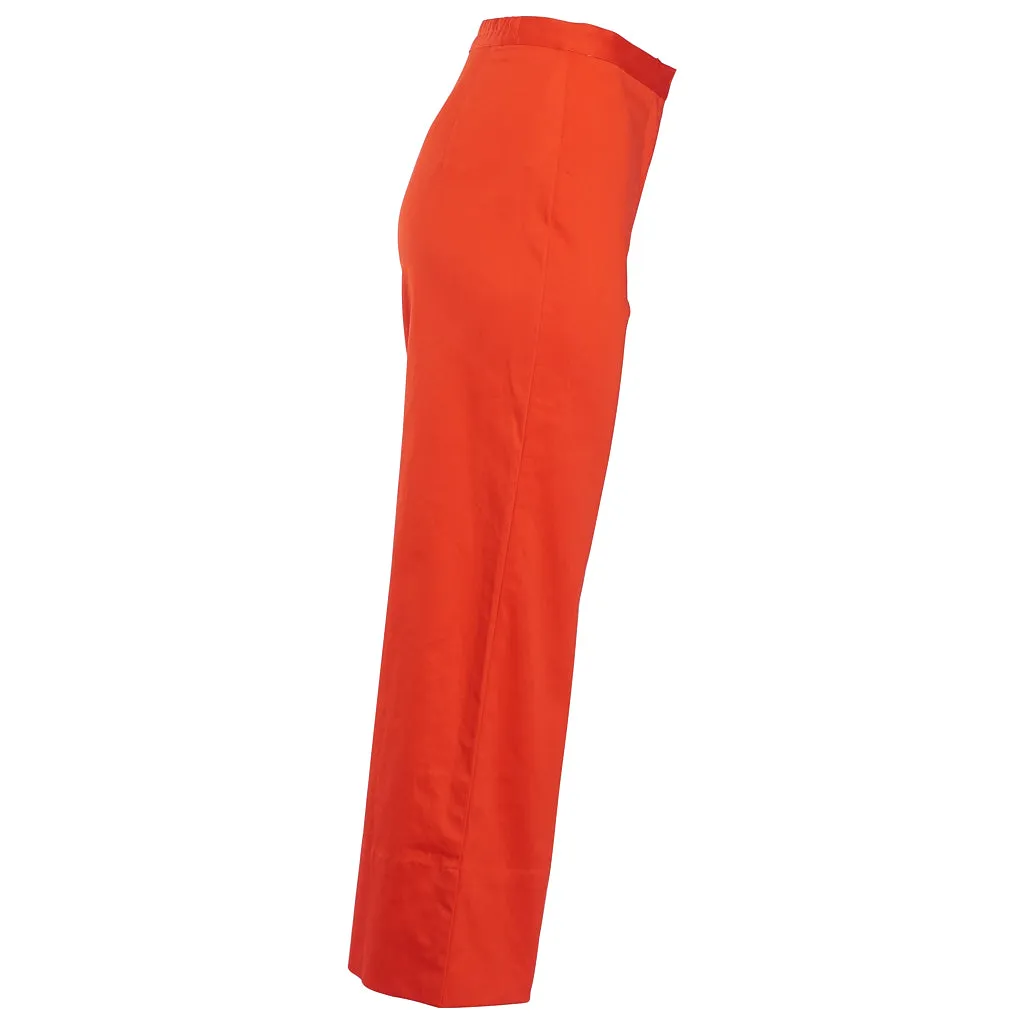 Orange High Waist Trousers