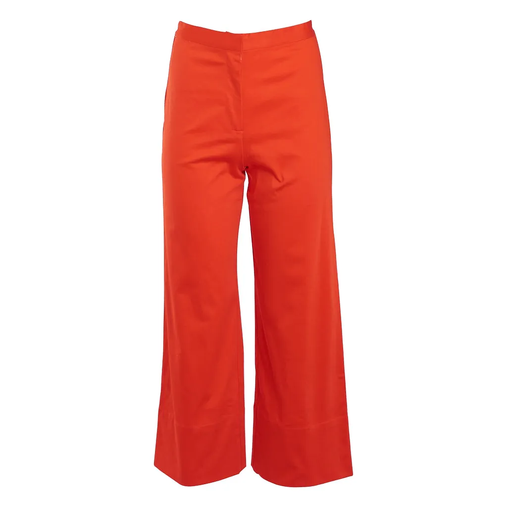 Orange High Waist Trousers