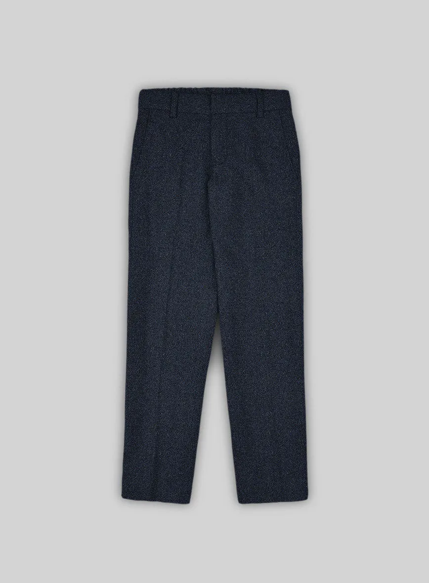 Playman Blue Denim Tweed Boys Suit