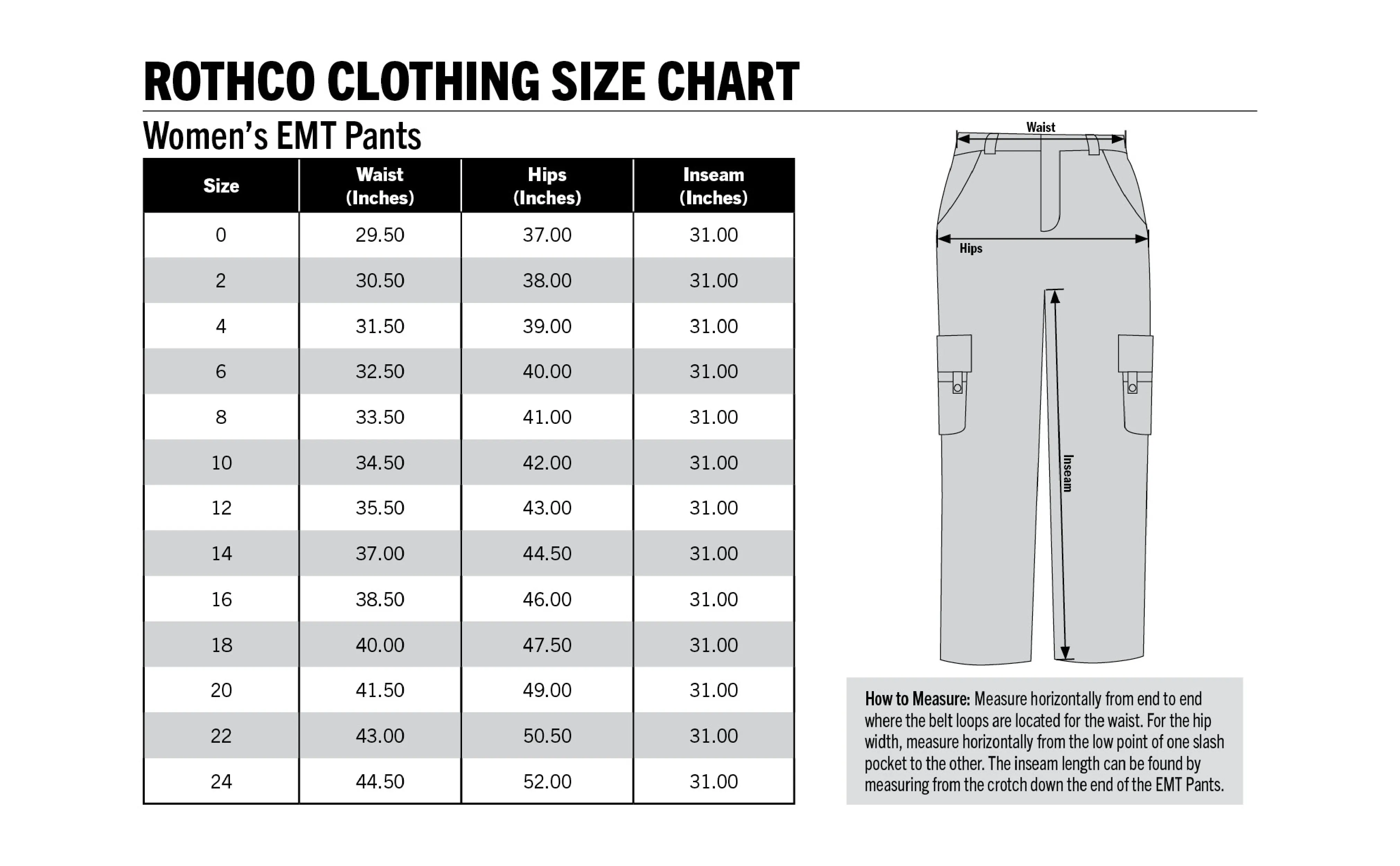 [Public Safety] Women's EMT Pants