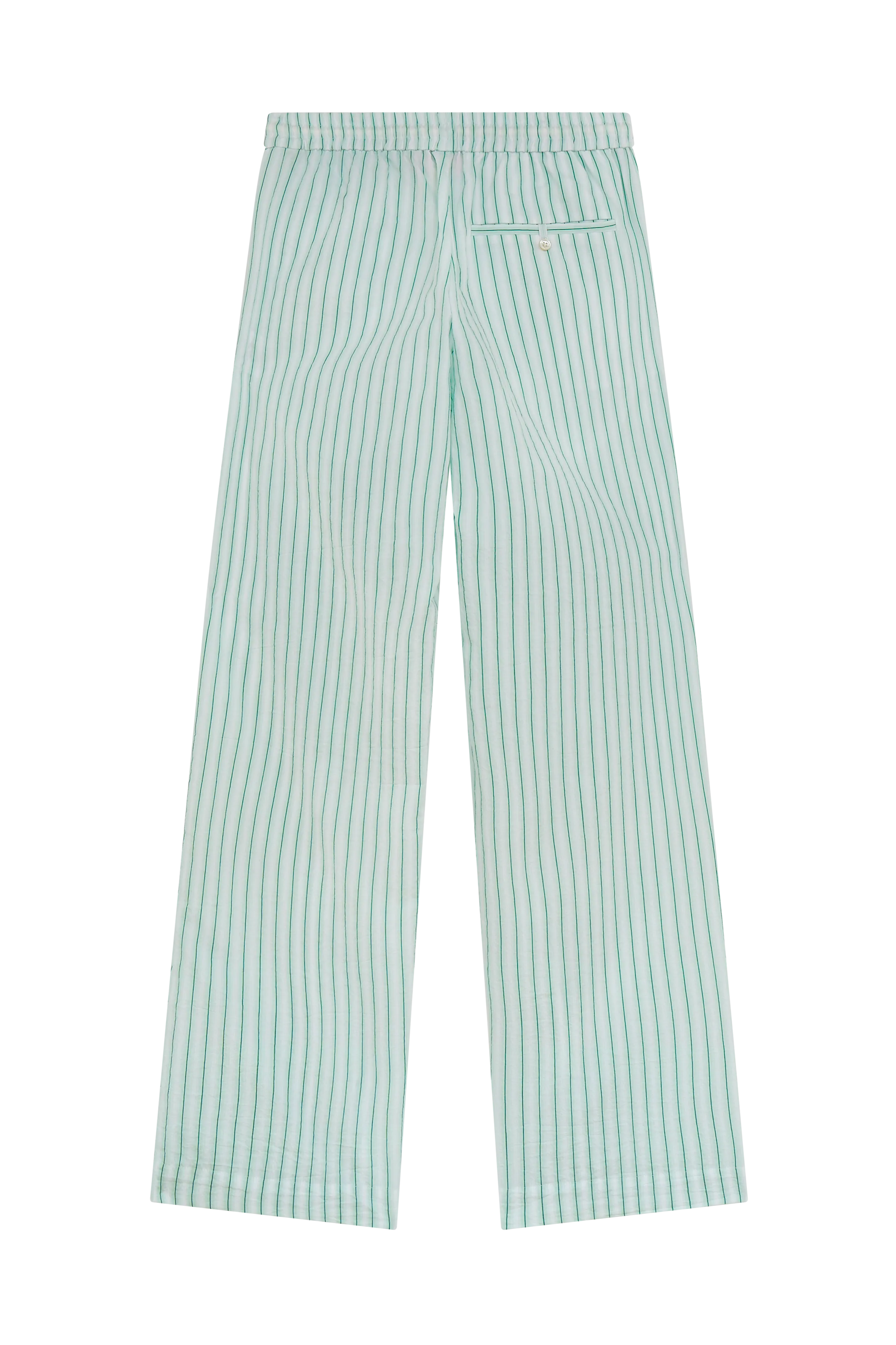 Pyjama Style Trousers With Vegetable Embroidery