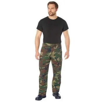 Rothco Vintage Paratrooper Cargo Fatigue Pants / Woodland Camo