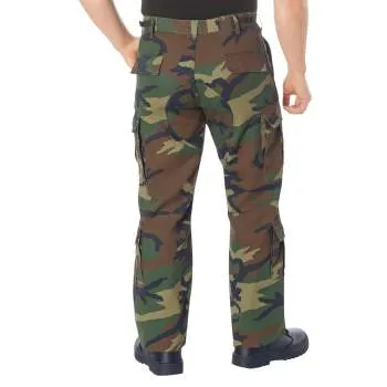 Rothco Vintage Paratrooper Cargo Fatigue Pants / Woodland Camo