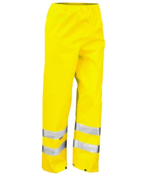 Safety high-viz trousers | Fluorescent Yellow