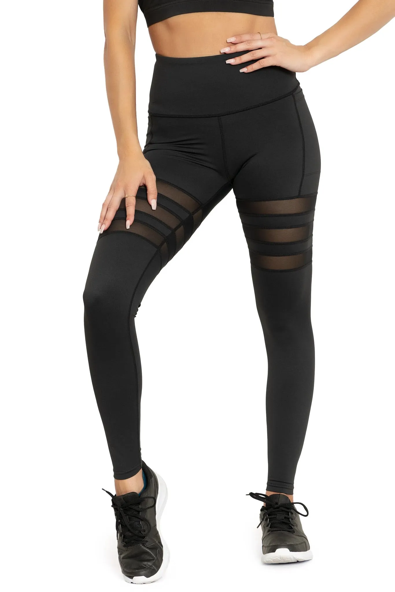 Sporty Stripes High Waisted Ninja Pants