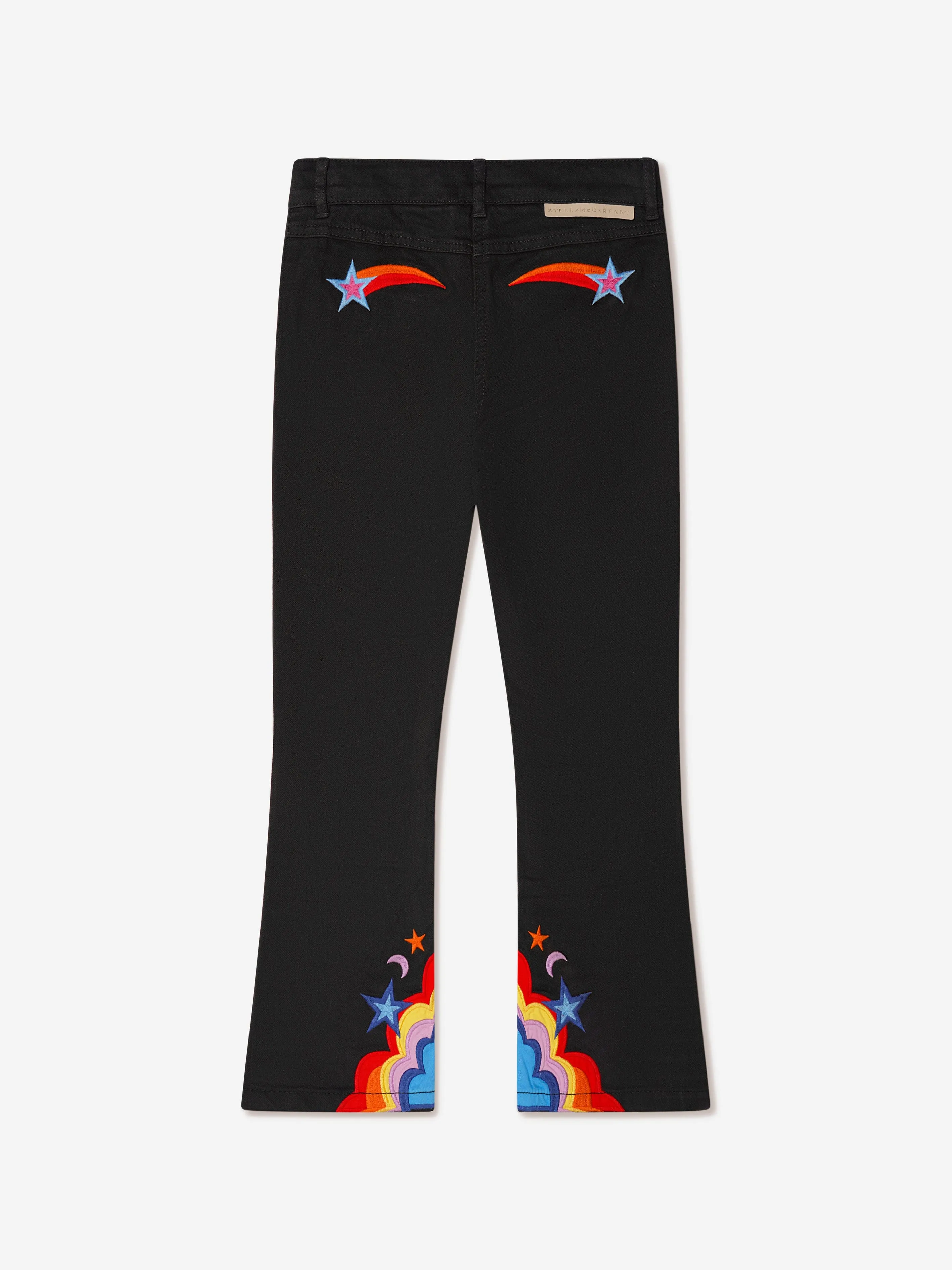 Stella McCartney Girls Flare Leg Star Trousers