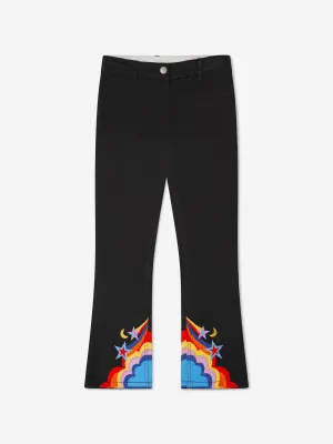 Stella McCartney Girls Flare Leg Star Trousers