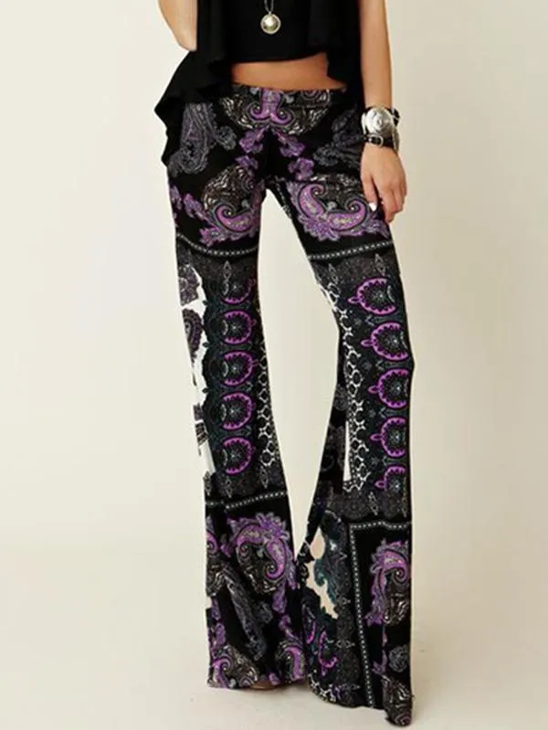 Unique Wrap Bell-bottoms Casual Pants