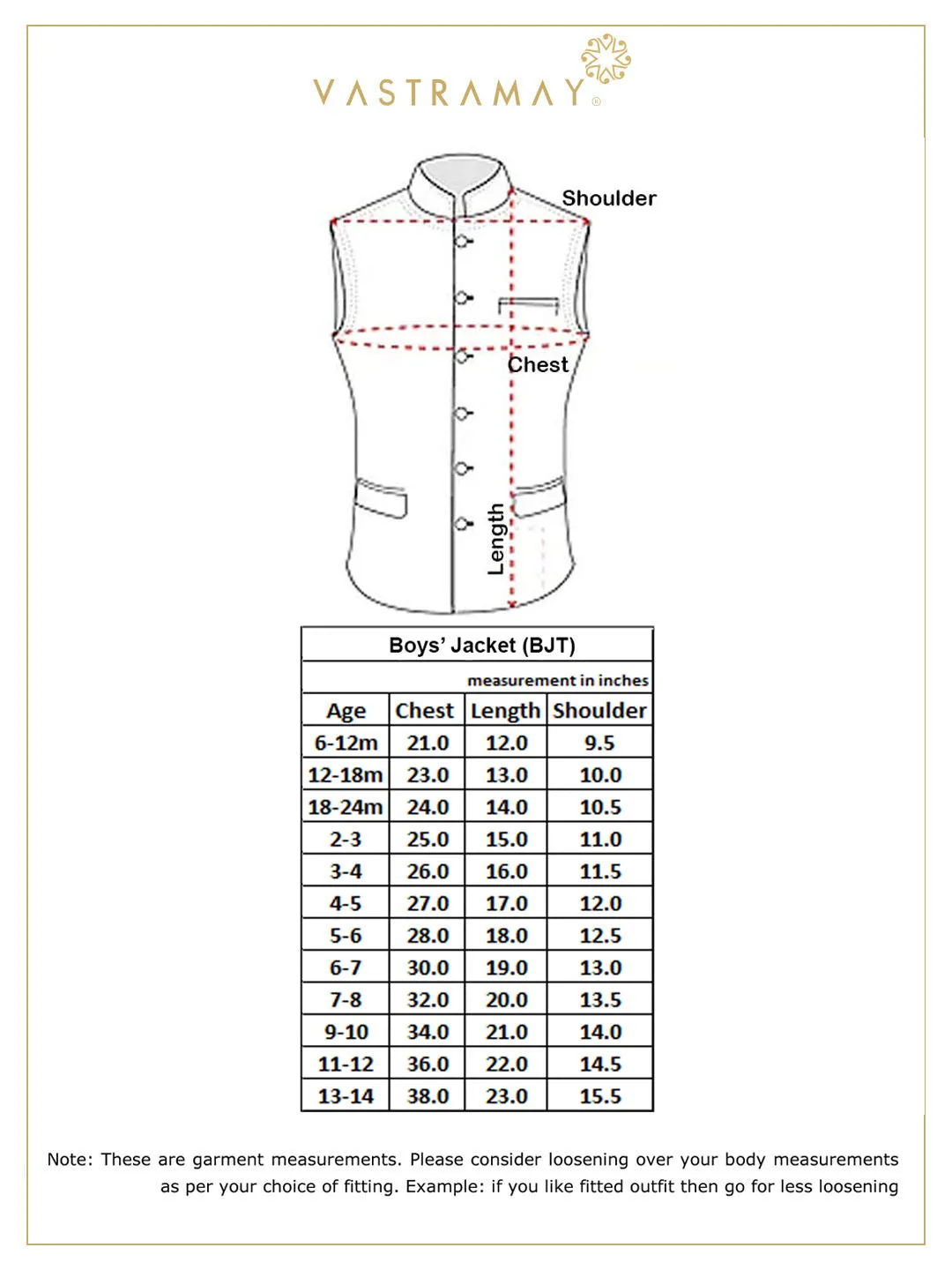 Vastramay Boys' Turquoise And Black Jacquard Nehru Jacket