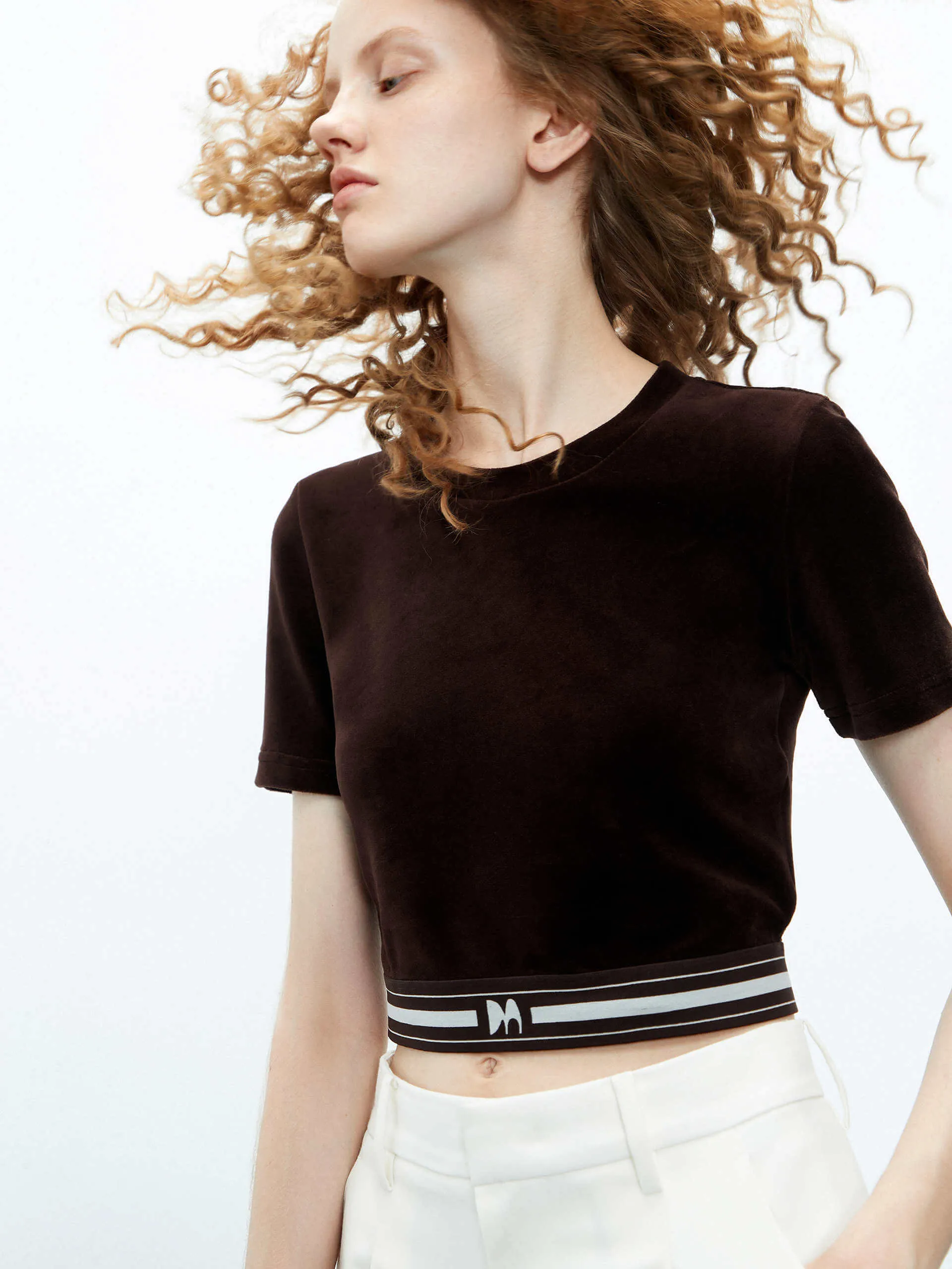 Velvet Touch Cropped Top