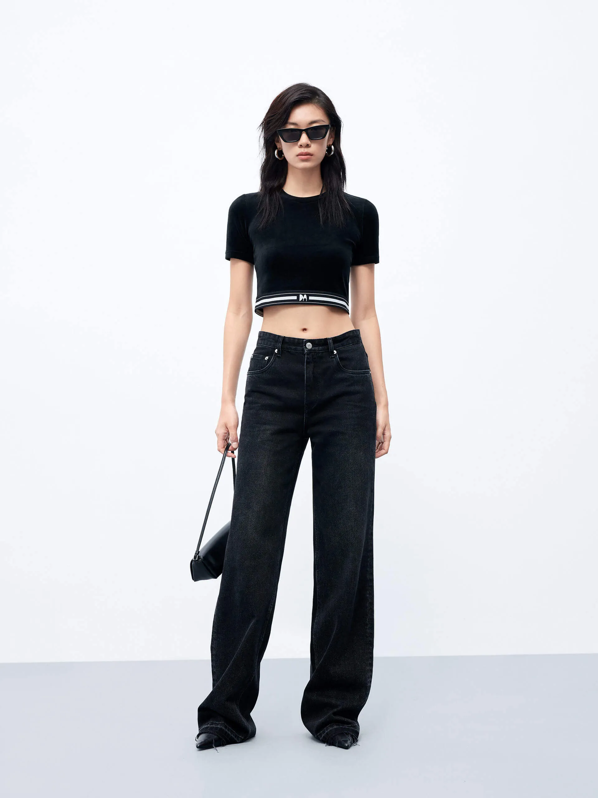 Velvet Touch Cropped Top