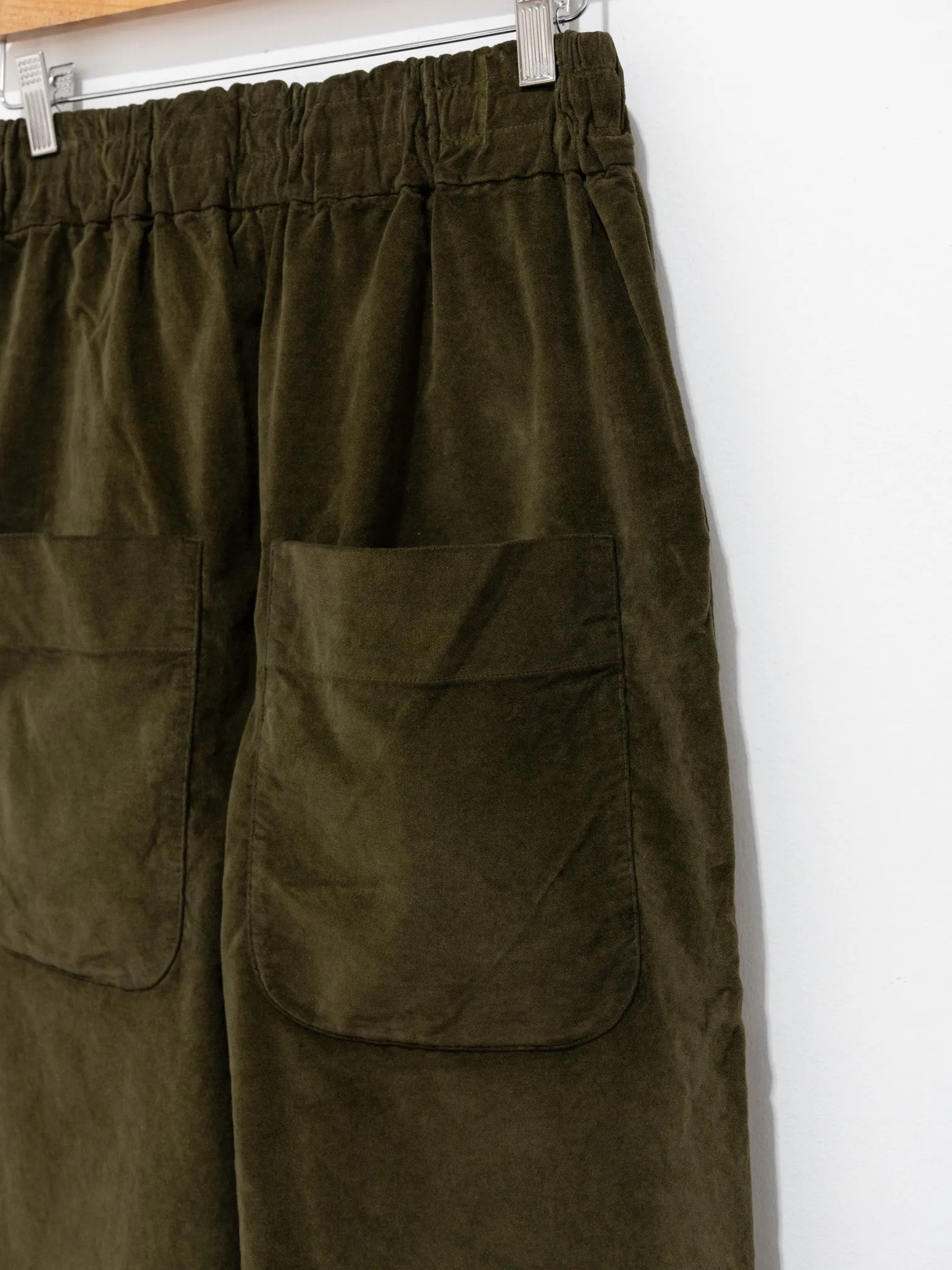 Velvet W&S Trousers - Olive