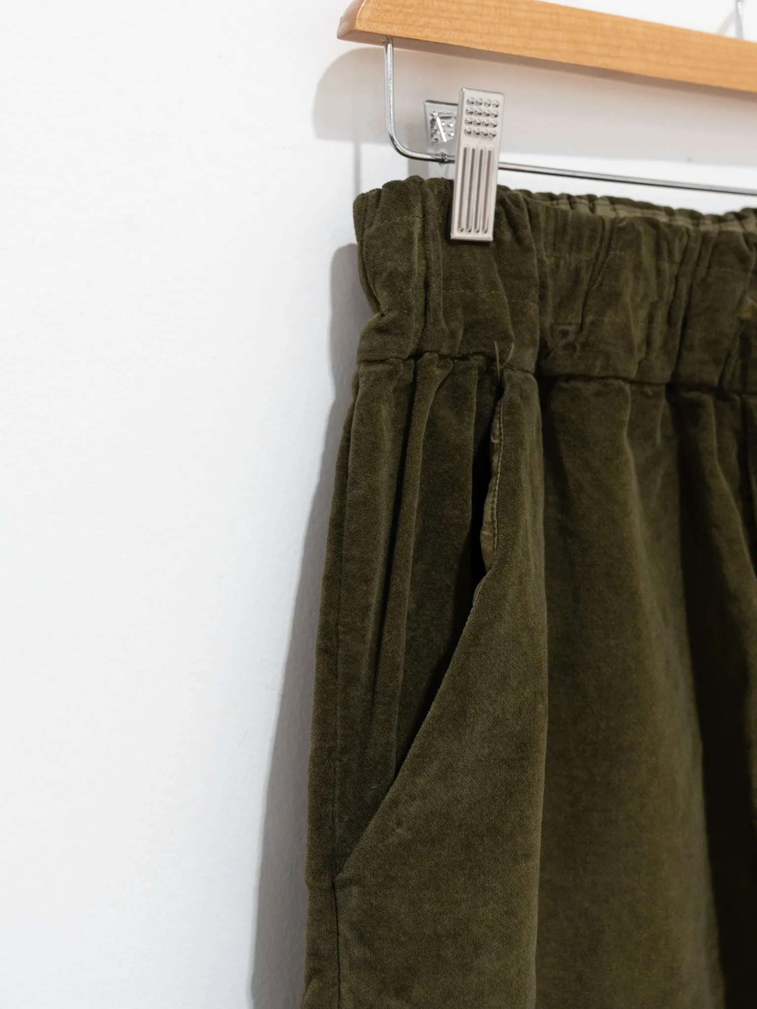 Velvet W&S Trousers - Olive