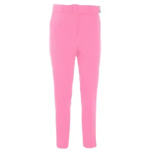 Yes Zee Pink Polyester Women Trouser